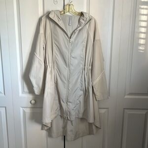 Athleta Soft Beige Hooded Jacket